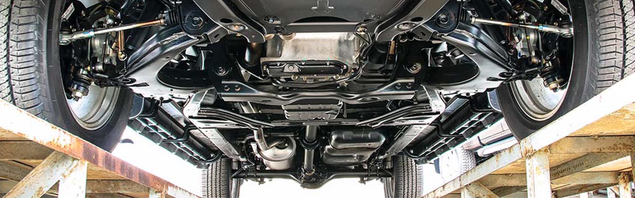 Under View of A Car Frame