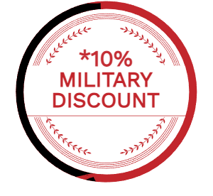 10% Discount For Military Badge